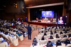 Col. Rajyavardhan Rathore addressing students at Vishwakarma Skill University convocation 2026