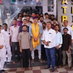 Rajasthan Industry Minister Col. Rajyavardhan Singh Rathore inspecting local retail shops and listening to trader grievances in Jhotwara, Jaipur.