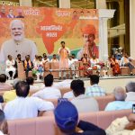 Rajyavardhan Rathore discussing PM Modi's mega development projects for Rajasthan