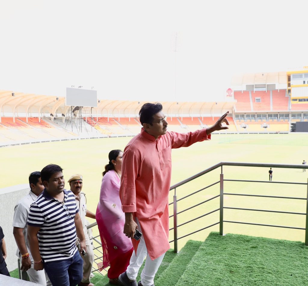 Rajyavardhan Singh Rathore discussing Rajasthan's vision for industrial growth and startup development.