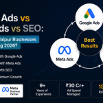 Google Ads vs Meta Ads vs SEO comparison for Jaipur businesses