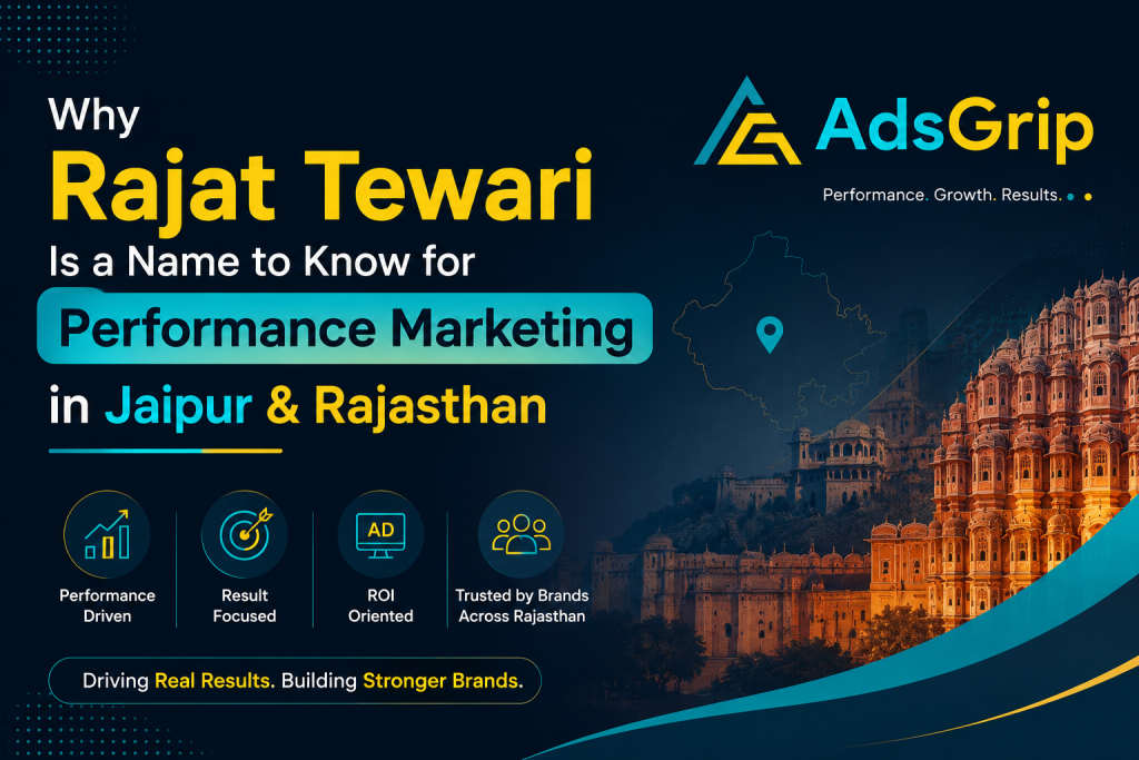 Rajat Tewari leading the Adsgrip digital marketing team in Jaipur