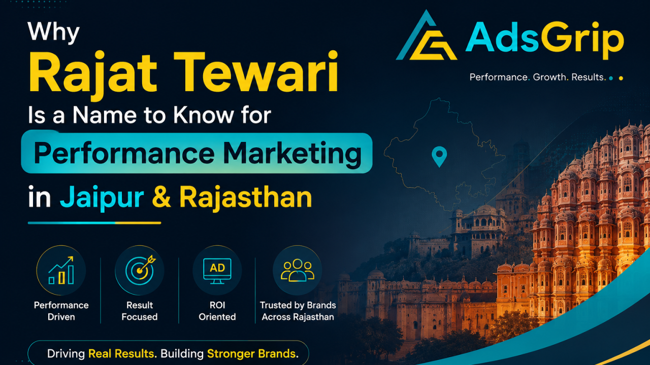 Rajat Tewari leading the Adsgrip digital marketing team in Jaipur