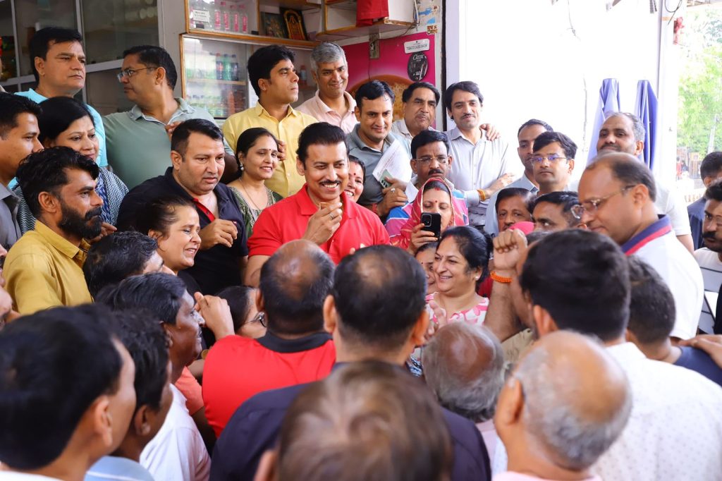 राज्यवर्धन सिंह राठौड़ झोटवाड़ा 22 वार्ड 6 करोड़ विकास कार्य
