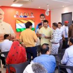 झोटवाड़ा के 22 वार्डों में विकास कार्यों की घोषणा करते राज्यवर्धन राठौड़