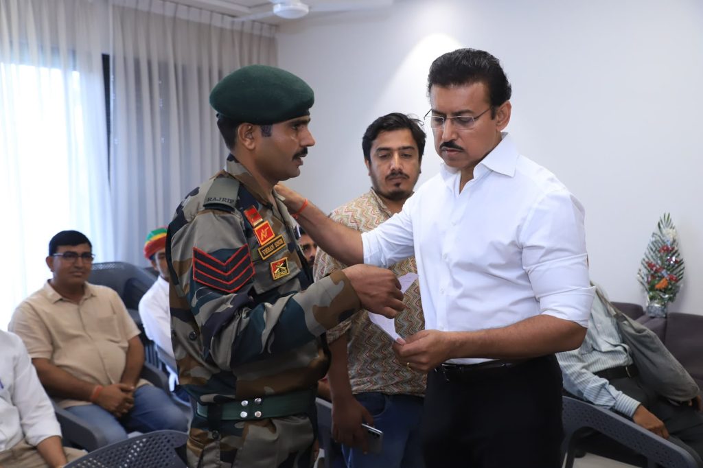 Col Rajyavardhan Singh Rathore Indian Army officer Olympic silver medalist and political leader