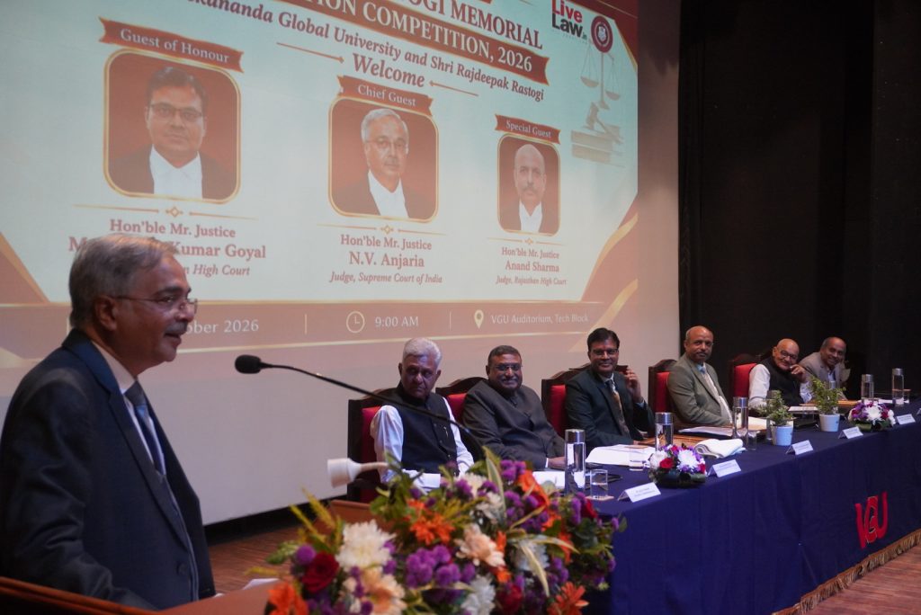 "4th R.K. Rastogi Memorial Negotiation Competition" Begins at Vivekananda Global University